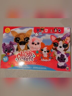 2/$80 Brand New Plush Craft 3D Pet Craft Kit, Set of 6